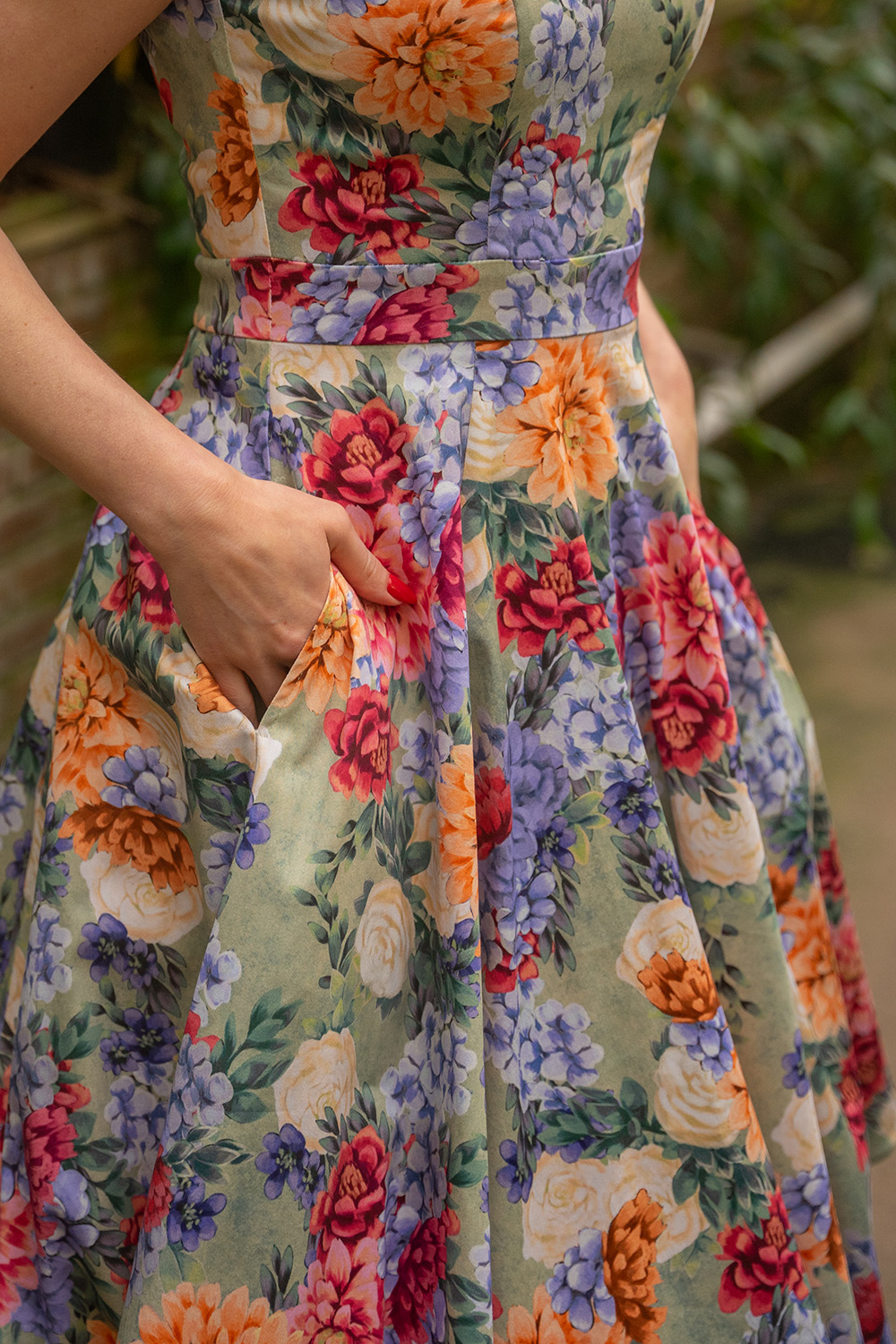 Leah Floral Swing Dress